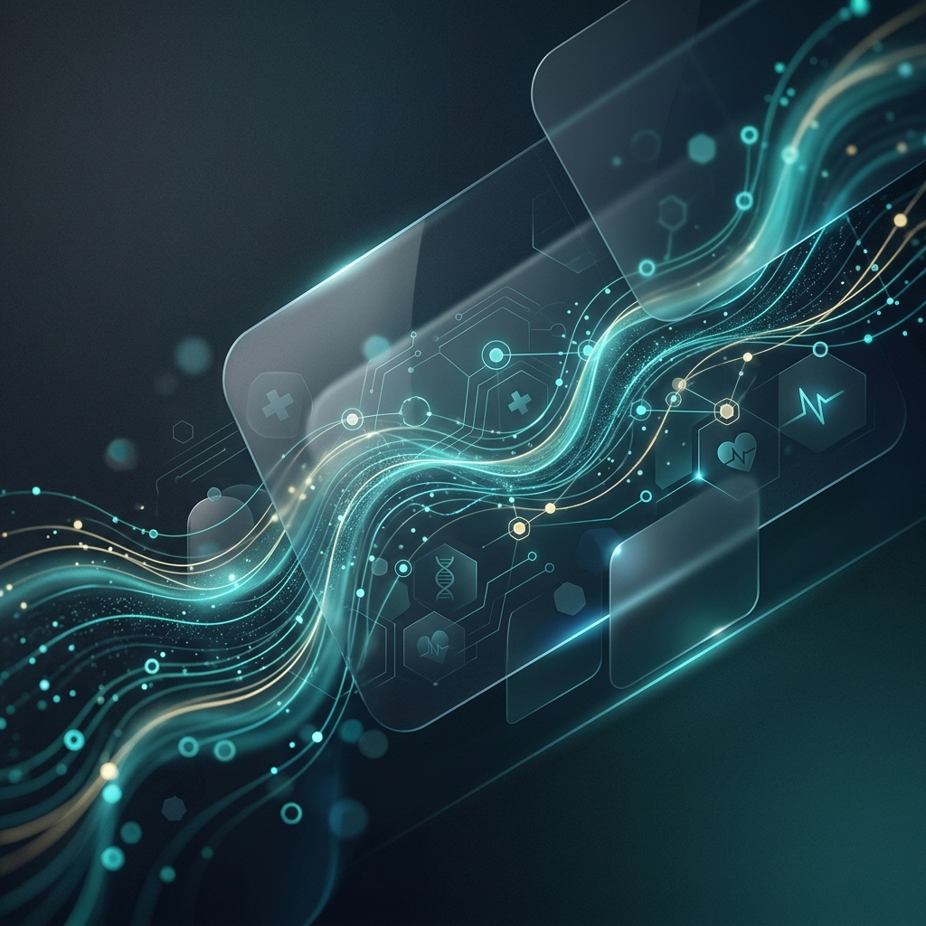 Abstract healthcare technology background